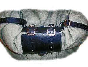 Bondage Restraint Asylum Leather Arm Binder