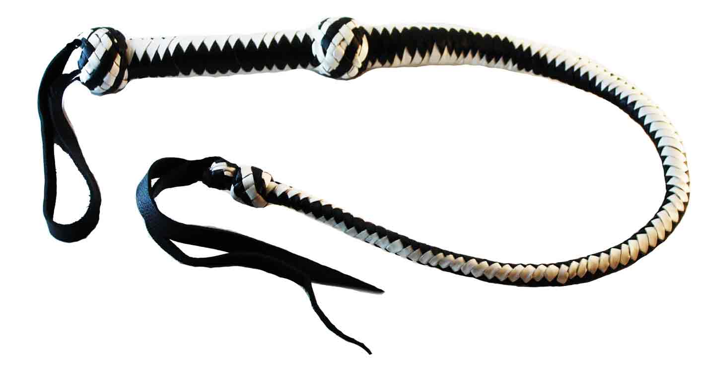 Leather Slave Whip Handmade