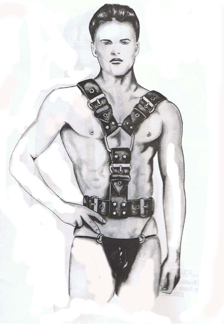 Leather Slave Full Body Harness