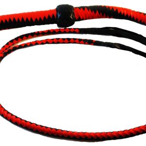 Leather Snake Tongue Braided Whip