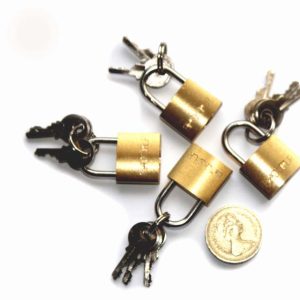 Brass Padlock Bondage Accessories