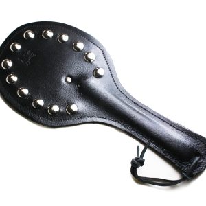 Leather Spanking Paddle Dome Studding