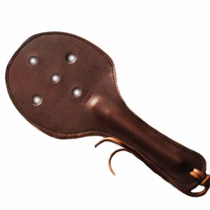 Spanking Paddle Leather Sorority With Pressure Relief Holes