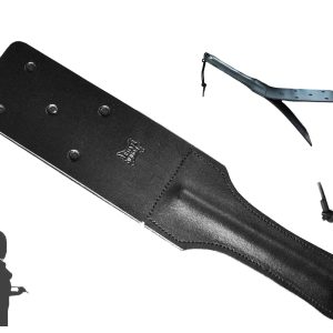 Spanking Strap 5 Hole Leather Slapping Paddle