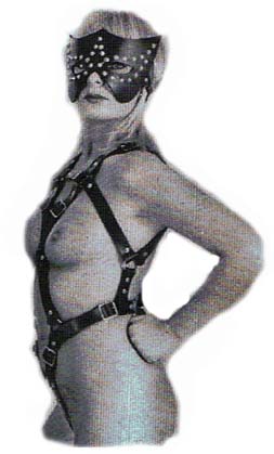The Leather Mistress Harness Side View