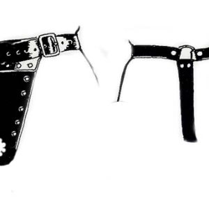 Teeth of Kali Male Leather Chastity Harness